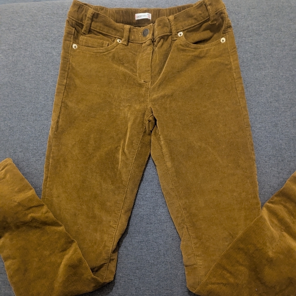 Crewcuts Skinny Tan Corduroy Trousers